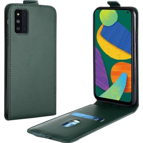 Flip Up and Down Leather Case for Samsung Galaxy F52 5G Case SM-E5260 6.6'' Vertical Cover for Galaxy F 52 5G Case Phone Bag