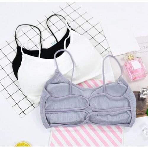 Hot 2019 Fashion Ladies Women Comfort Strapless Summer Bra Womens Wrap Tube Top Cropped Tanks Female Underwear Tops