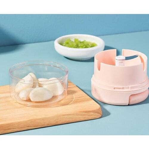 Mini Manual Pull Cord Masher Removable Garlic Masher Food Grinder Food Cooking Machine Kitchen Gadgets And Accessories Tools