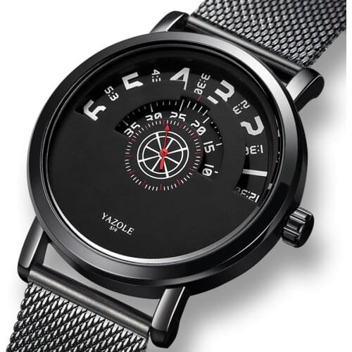 Fashion Men Waterproof Stainless Steel Hollow Design Quartz Watch Creativity Male Unique Watches Relogio Masculino 2021