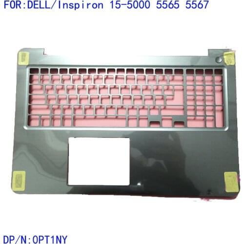 New/orig palmrest Upper Case keyboard bezel for DELL INSPIRON 15-5000 5565 5567 Laptop C Cover 0PT1NY AP1P6000100