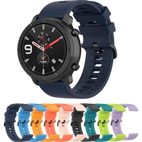 For Huami Amazfit GTR strap 47mm 42mm is suitable for Xiaomi Huami amazfit stride Stratos 2 3 GTR2 GTR 2E BiP
