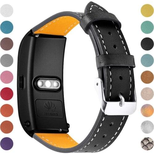 Watch Accessories Genuine Leather Band For Huawei B5 Smart WatchStrap Watch Band For Huawei B5 wristband Bracelet Wrist Band