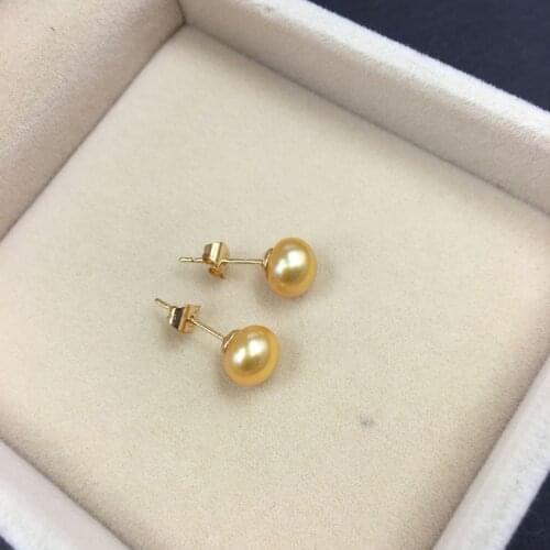 HIGH QUALITY PEARL EARRING,Real Natural Freshwater Pearl Earring with 925 sterling silver Stud Earrings