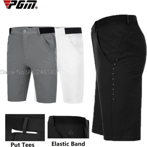 PGM Quality Mens Shorts Soft Elastic Summer Thin Golf Shorts Male Breathable Comfortable Outdoor Short Trousers XXS~XXL