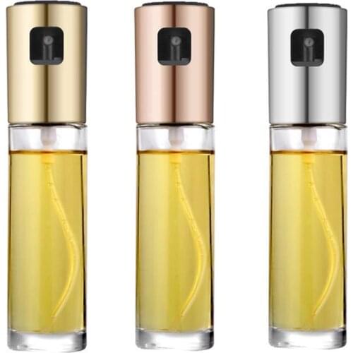 Kitchen Baking Oil Cook Oil Spray Empty Bottle Vinegar Bottle Oil Dispenser Cooking Tool Salad BBQ Cooking Glass Oil Sprayer