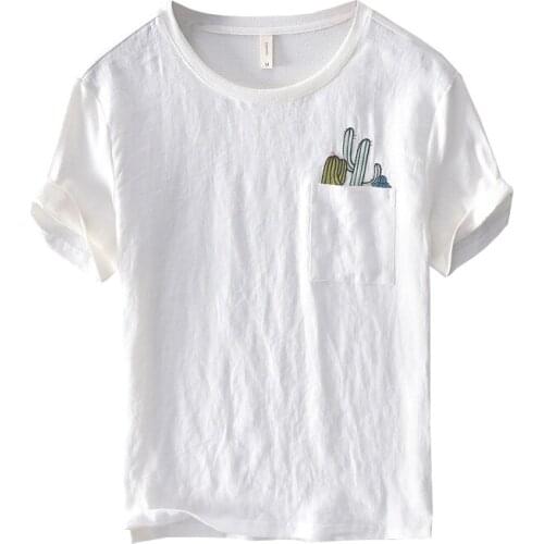 Suehaiwe Men's Plain T-shirts