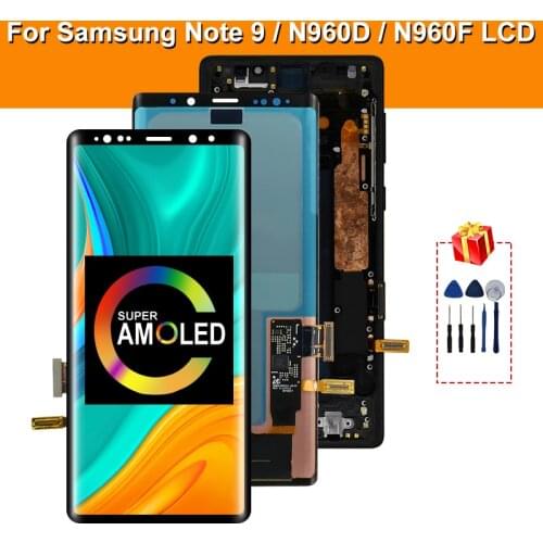 Super Amoled For Samsung Galaxy Note 9 LCD Display N960 N960F Touch Screen Digitizer For Samsung SM-N960F/DS Replacement Parts