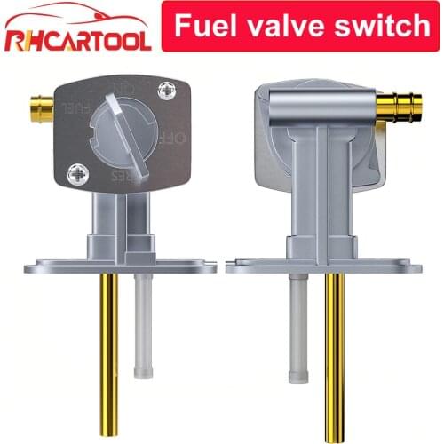 OBD2 Motorcycle Gas Fuel Petcock Tap Valve Switch Pump Tap Thread For YAMAHA Raptor 660 1986-2004 Atv Quad Mx Dirt Pit Aluminum