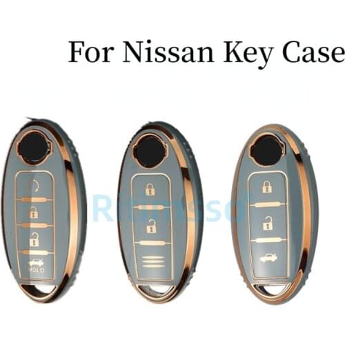TPU Car Remote Key Full Cover Case For Nissan Qashqai Juke J10 J11 X-Trail T32 T31 Kicks Tiida Pathfinder Note Case Shell Cover