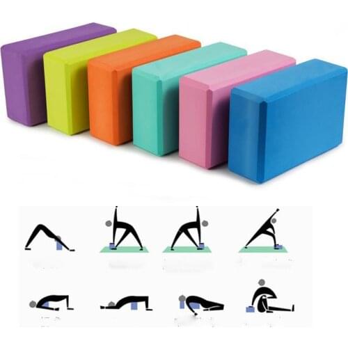 Workout From Home Stretch Yoga Stretch Strap Foam High Density Yoga Brick Auxiliary Supplies Multifunctional Fitness Supplies