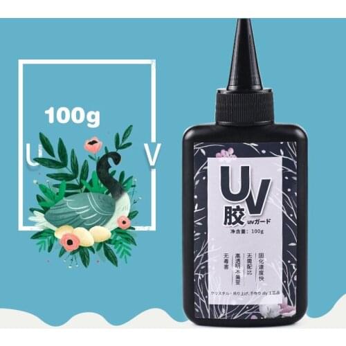 UV Resin Glue Ultraviolet Curing Solar Cure Sunlight Activated Hard DIY Quick Drying For Jewelry xobw