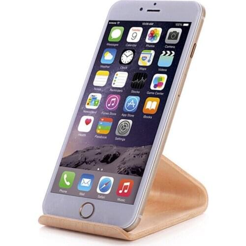 Universal Wooden Wood Dock Station Holder Stand for Mobile Phone Tablet NK-Shopping