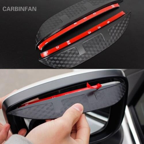 Rearview mirror rain eyebrow cover Waterproof shelter cover for Rear view Mirror fit For Mazda 3 Axela 2014 - 2017 P390
