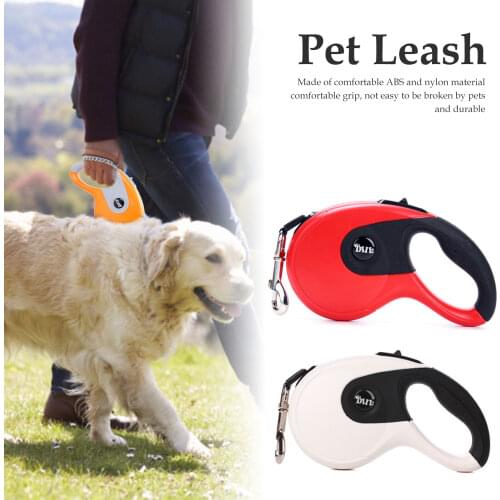 Pet Leash Retractable Comfortable Strong Long Cable Rope for Walking Retractable Dog Leash Leads Dog Collar Waling Guide