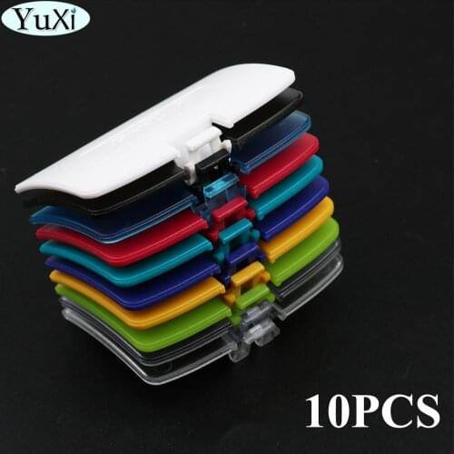 YuXi 10PCS For Gameboy color Battery Cover Lid Door For Nintend for GBC OEM Game Consoles Replacement parts