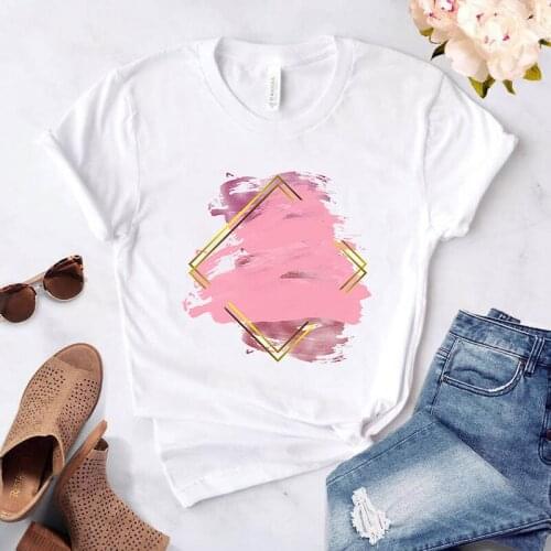 T-shirt women 2021 Fashion 90s Summer Clothing for Ladies Tee Tops Casual White Tshirt Short sleeve Graphic tee shirt femme