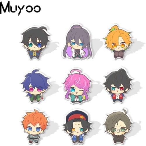 2021 New Hypnosis Mic Division Rap Battle Anime Characters Epoxy Badge Handcraft Acrylic Lapel Pins Clothing Badge Pin