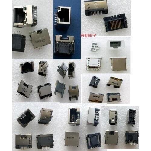 5PCS RJ45 Network card connector 34050B500-600-G JM36111-N3623-7H