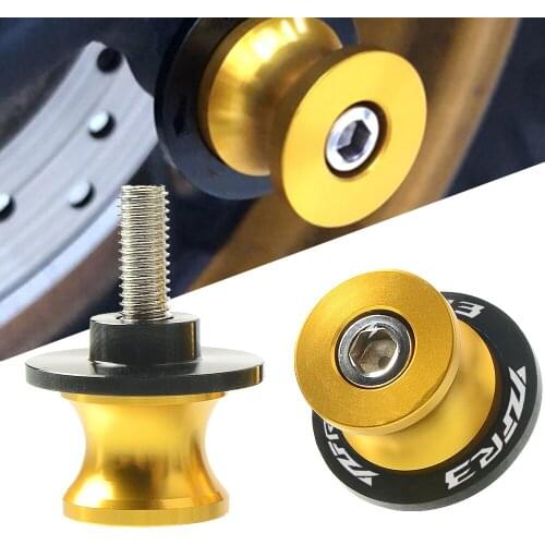 For YAMAHA YZF R3 CNC Aluminum Motorcycle Accessories Swingarm Sliders Spools 6MM Stand Screws For YAMAHA YZF R3 YZFR3 2015 With