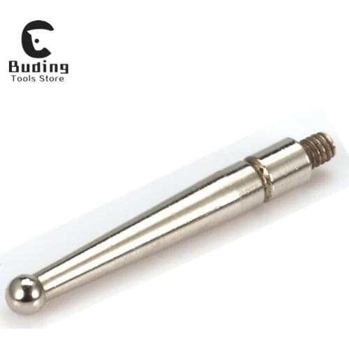 White steel head Probe Lever Dial Indicator M1.4 M1.6 M1.8 M2.0 Measuring Tip Sonde Gauge Pin Gage Ball CNC Stainless steel CMM