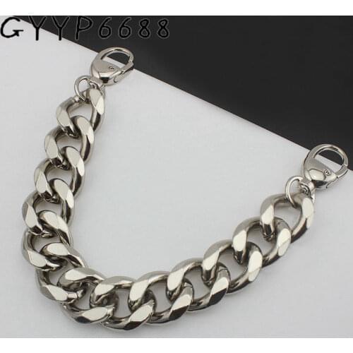3 colors 22mm thick Aluminum chain Light weight bags strap bag parts DIY handles easy matching Accessory Handbag Straps Bag