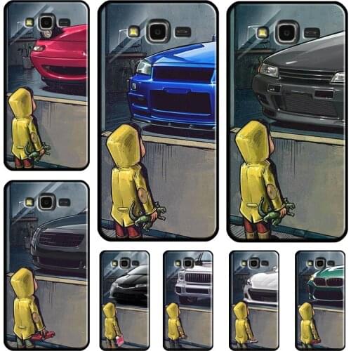 Boy See Sports Car Jdm Drift For Samsung Galaxy J7 2017 J1 J3 J5 A3 A5 2016 J4 J6 A6 A8 Plus J8 A7 A9 2018 Case Coque