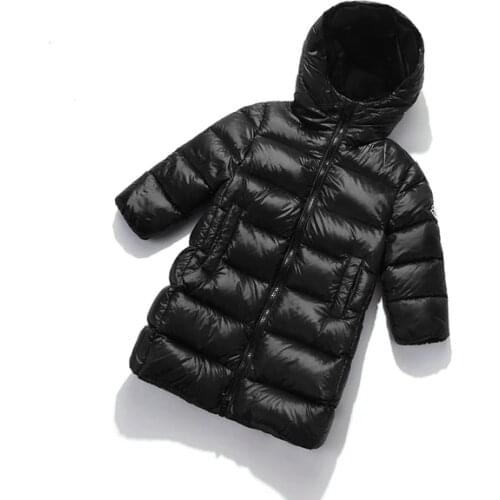 Childrens down coats winter/autumn kids girls warm clothes jacket child boys thicken long outerwear fashion garment windproof