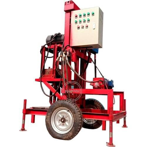 Electric Deep Borehole Water Well Drilling Machine For Sale Hydraulic Mine Drilling Rig Hole Drilling Machines