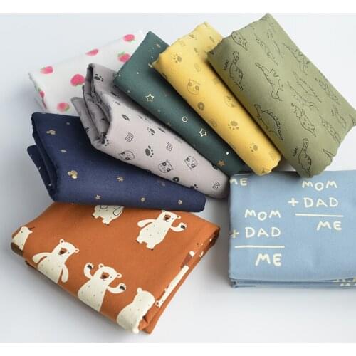 Pure cotton active sanding flannel cotton flannel autumn and winter adult childrens baby clothing handmade diy fabric fabric