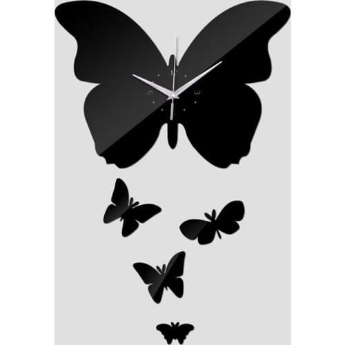 Hot Sale Reloj De Pared Room Quartz Multi-piece Set Acrylic Mirror Watch Wall Clock 3d Crystal Watches Clocks