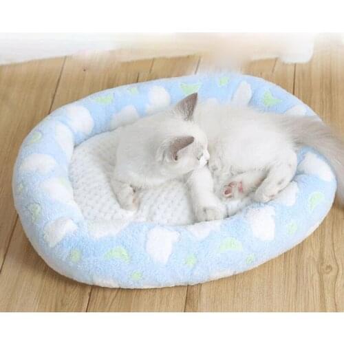 Pet Dog Bed House For Dogs Kennel Oval Cat House Warm Comfortable Sleeping Cushion Mat Sofa Washable Puppy camas para perro