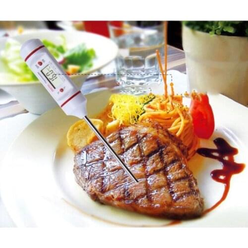 50LB Kitchen Cooking Thermometer with Stainless Steel Needle Digital Wireless Barbecue Instant Read Probe Temperature Gauge