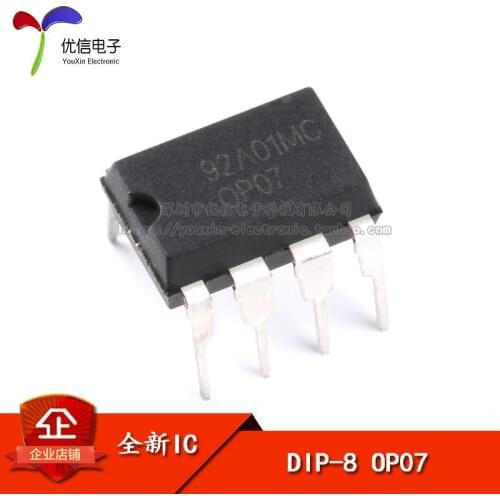 Line low offset operational amplifier OP07 DIP-8