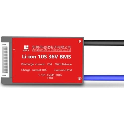 DALY BMS 10S 36V 20A Li-ion Lipolymer Battery 37V PCB With Balance Supports Ebike Escooter Mayitr