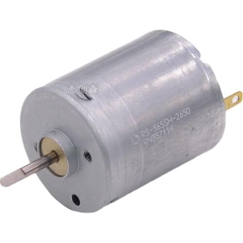 MABUCHI RS-365 DC motor 6V12V D-Shaft electric hair dryer hot air gun High speed carbon brush
