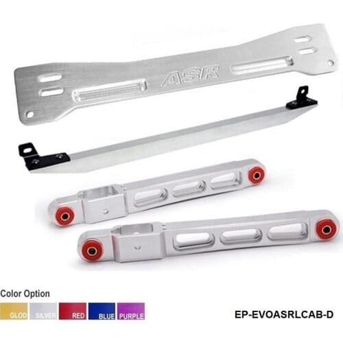 Subframe Bar+ Lower Tie Bar+ Rear Lower Control Arm SILVER For Mitsubishi Proton EP-EVOASRLCAB-D