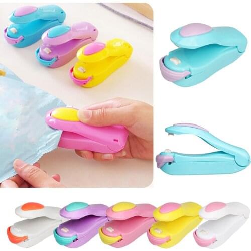 Kitchen Accessories Tools Portable Mini Sealing Machine for Kitchen Storage Plastic Bag Sealer Food Storage Sealing Bag Clip Hot