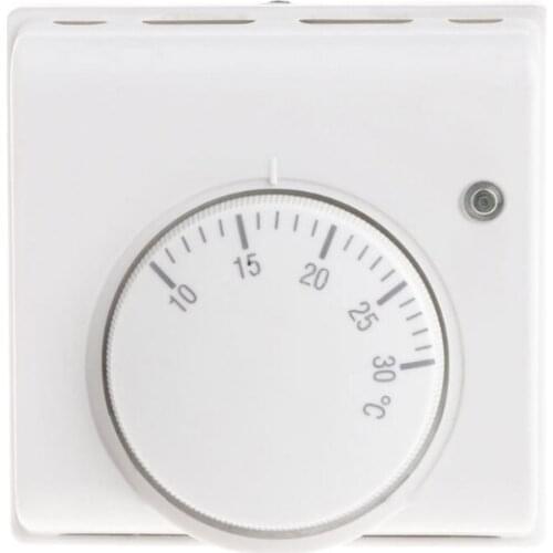 Room Floor Temperature Controller Mechanical Central Heating Thermostat 220V AC