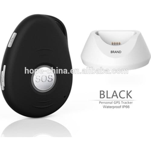 SOS panic button China waterproof personal gps tracker for elderly,business man,and other human sim card gps tracking