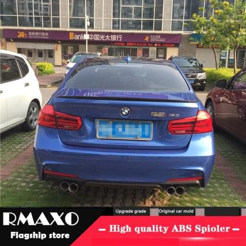 For BMW M3 F30 F35 Spoiler 2012-2016 320li325li F30 F35 High Quality ABS Material Car Rear Wing Primer Color Rear Spoiler