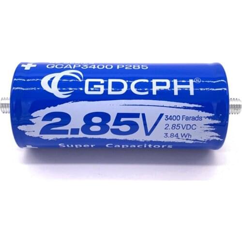 J0PE 2.85V 3400F Super Capacitor Low ESR High Frequency for Car Power Supply