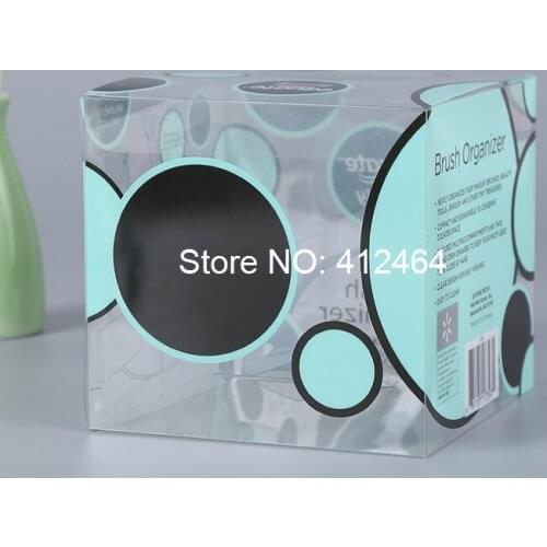 Heat resistant transparent chocolate truffle packaging box wholesale transparent printing plastic box