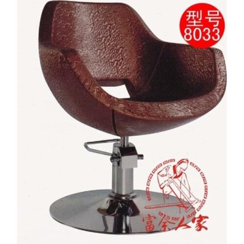 Y8033 can lift European beauty salon haircut stool. Hydraulic shaving hair down the chair not sale