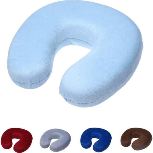 2017 U Shaped Slow Rebound Memory Foam Pillow Travel Neck Pillows Health Care Headrest for Body Office Flight Car Traveling