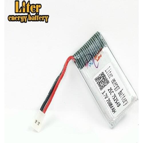 3.7V 700mAH X5C X5SC Tanco M68 chengxing CX-30 quadrocopter 3.7V 700mAH 752540 25c