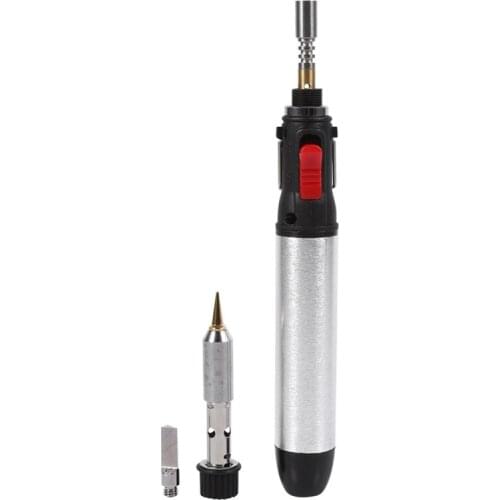 ABSF 4 in 1 Cordless Butane Gas Soldering Iron Pen Kit Temperature Adjustable Welding Torches Tool Hot Air Soldering Station