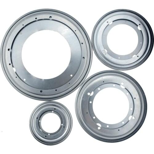 5.5/8/9/12 inch Heavy Duty Round Shape Galvanized Lazy Susan Turntable Bearing Rotating Swivel Plate