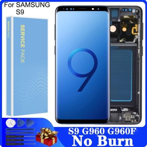 5.8" Super AMOLED S9 LCD display For Samsung Galaxy S9 G960f G960 LCD Display Touch Screen Digitize Assembly Replacement