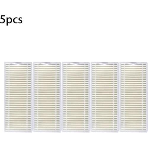 5pcs Spare Filter Robot Vacuum Cleaner Accessories For Haier HB-QT36B Vacuum Cleaner Assembly Parts Replacement